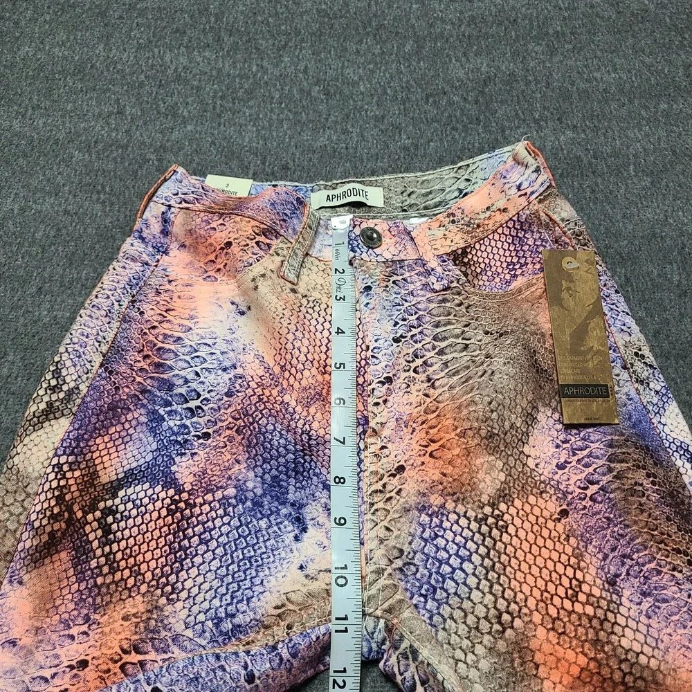 Aphrodite Snake Print High Rise Skinny Jeans Women Size‎ 3 26 Multi Color